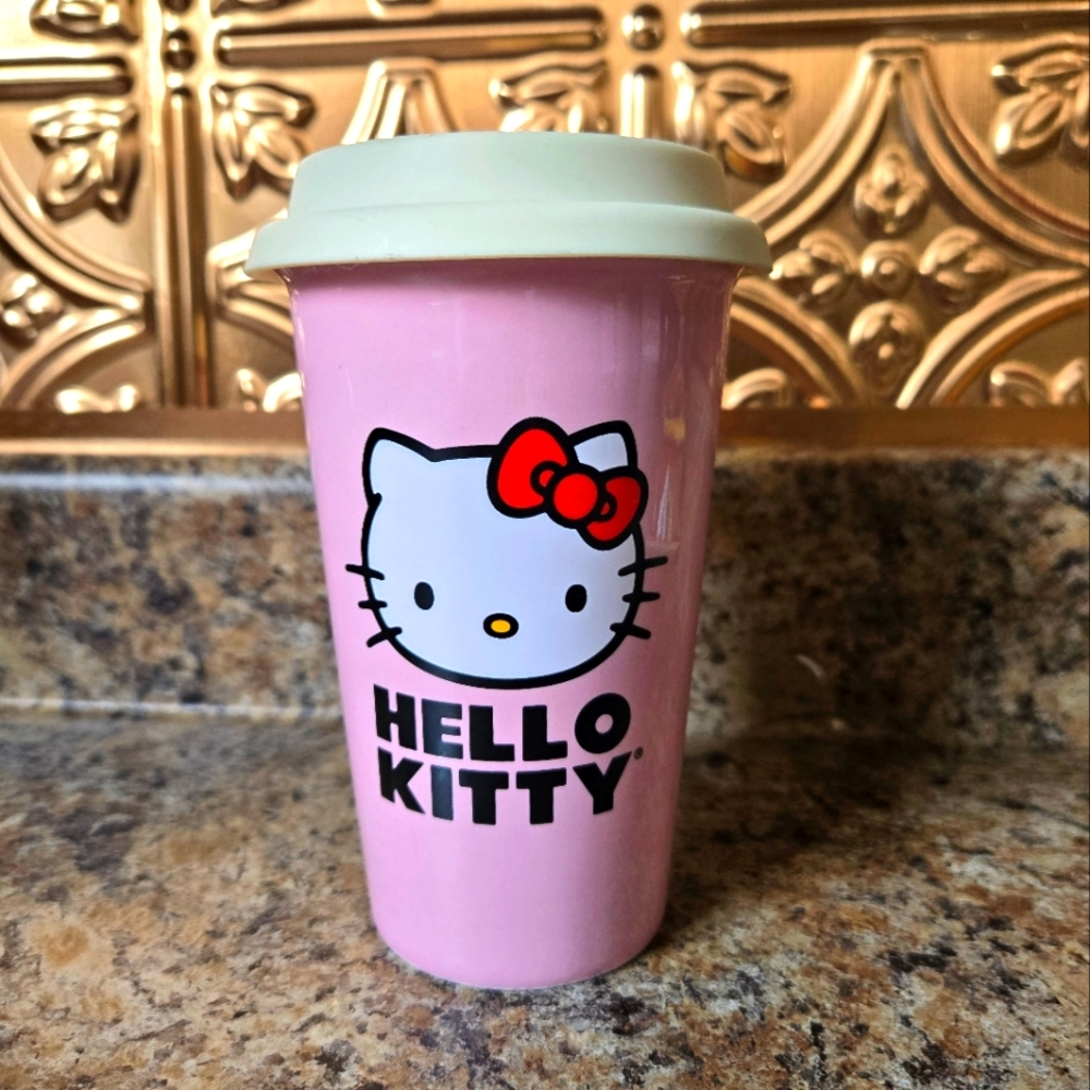 Hello Kitty coffee tumbler